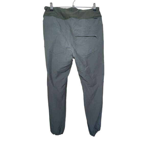 REI COOP Pants Women 8 Green Screen line Technical Nylon Stretch Hiking Climbing - Picture 2 of 16